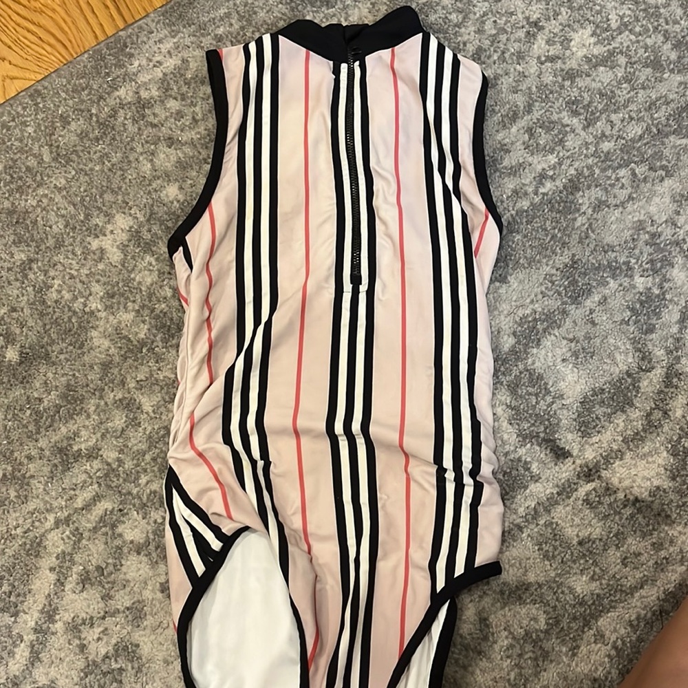 Iconic kids Burberry one pice swimsuit.